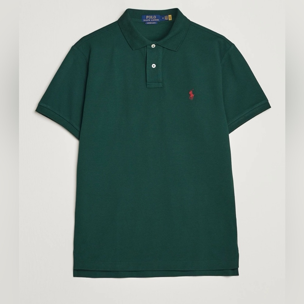Polo by Ralph Lauren Men's Dark Green Polo Shirt
